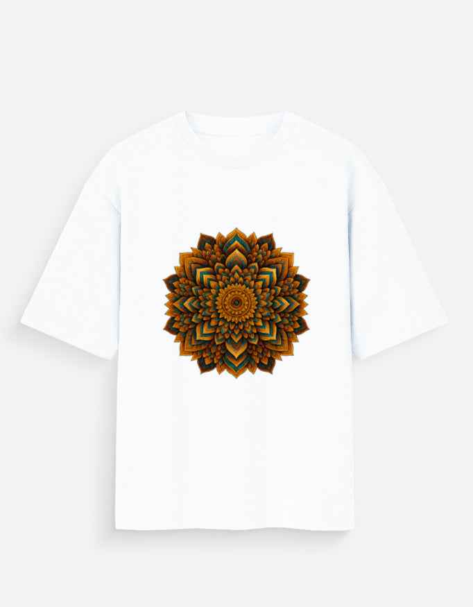 Mandala Unisex Oversized Tshirt