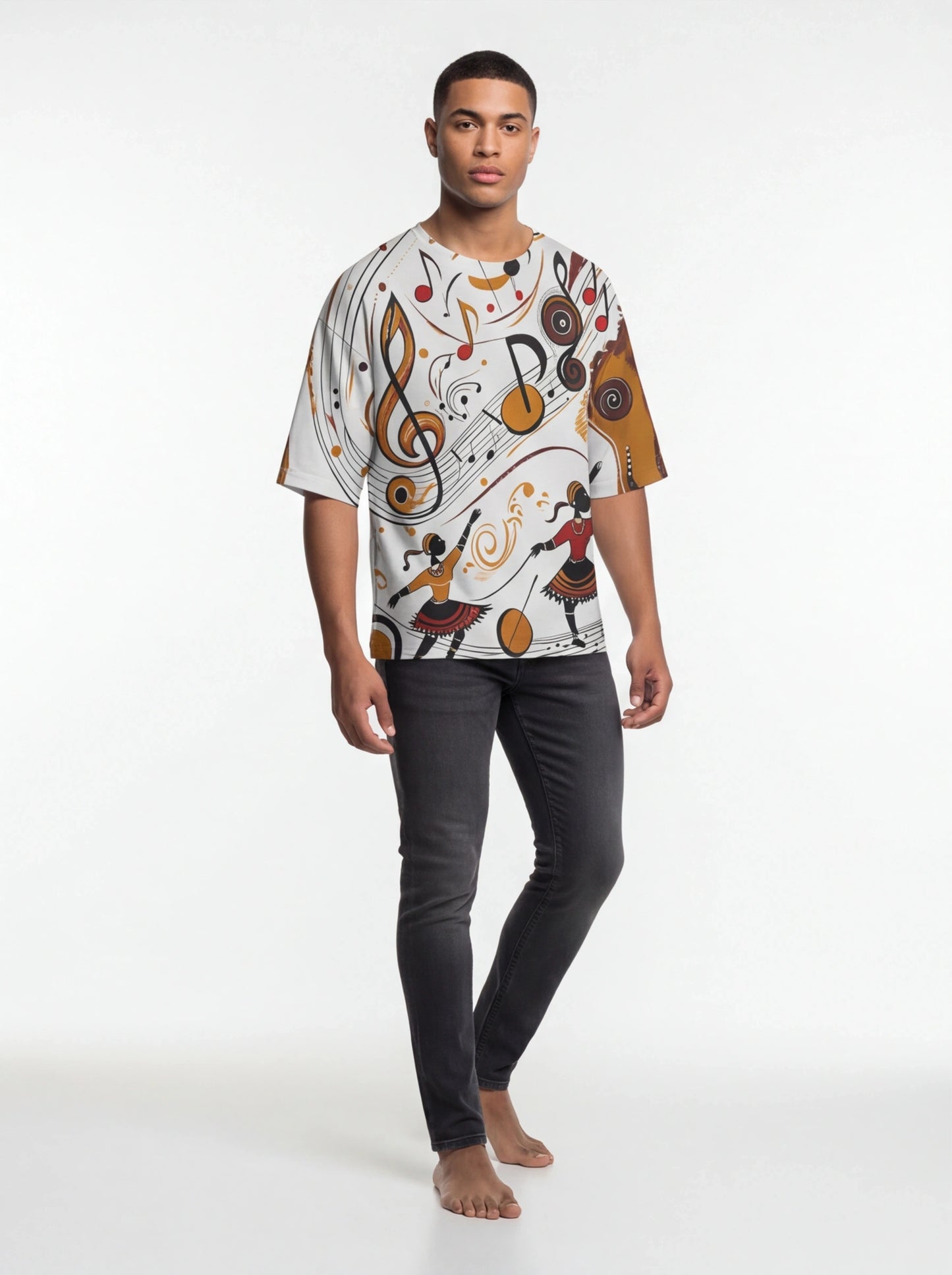 Unisex Music Oversized Tee