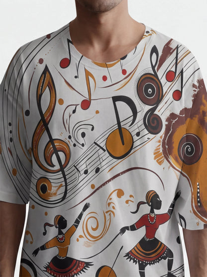 Unisex Music Oversized Tee