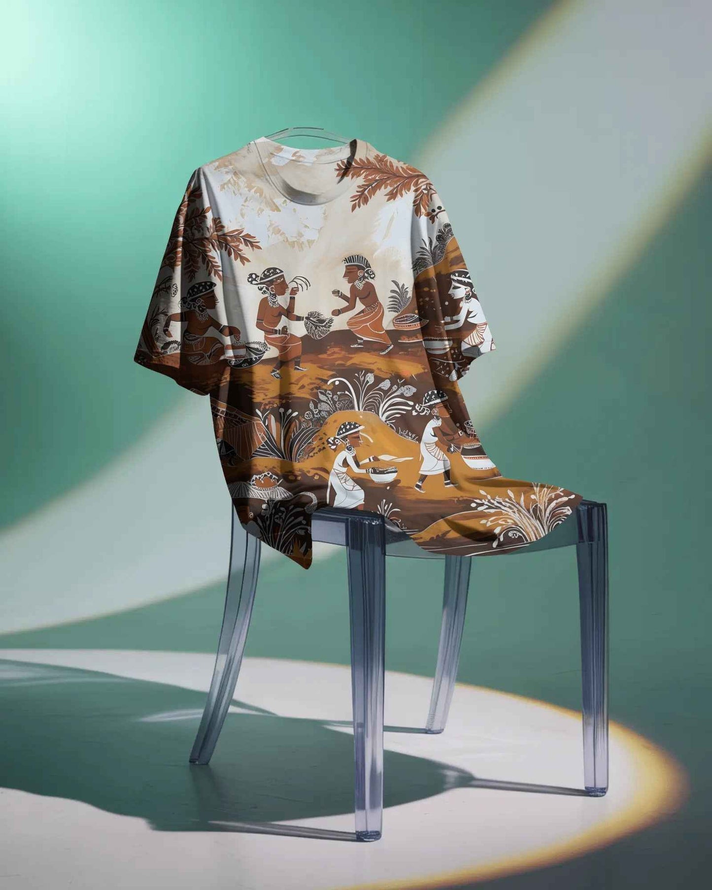 Unisex Warli Oversized Tee