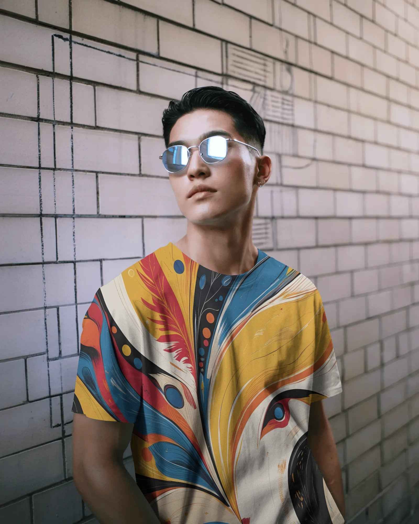 Unisex Saura Art Oversized Tee