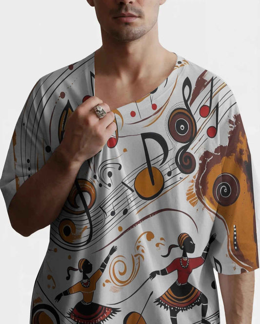 Unisex Music Oversized Tee