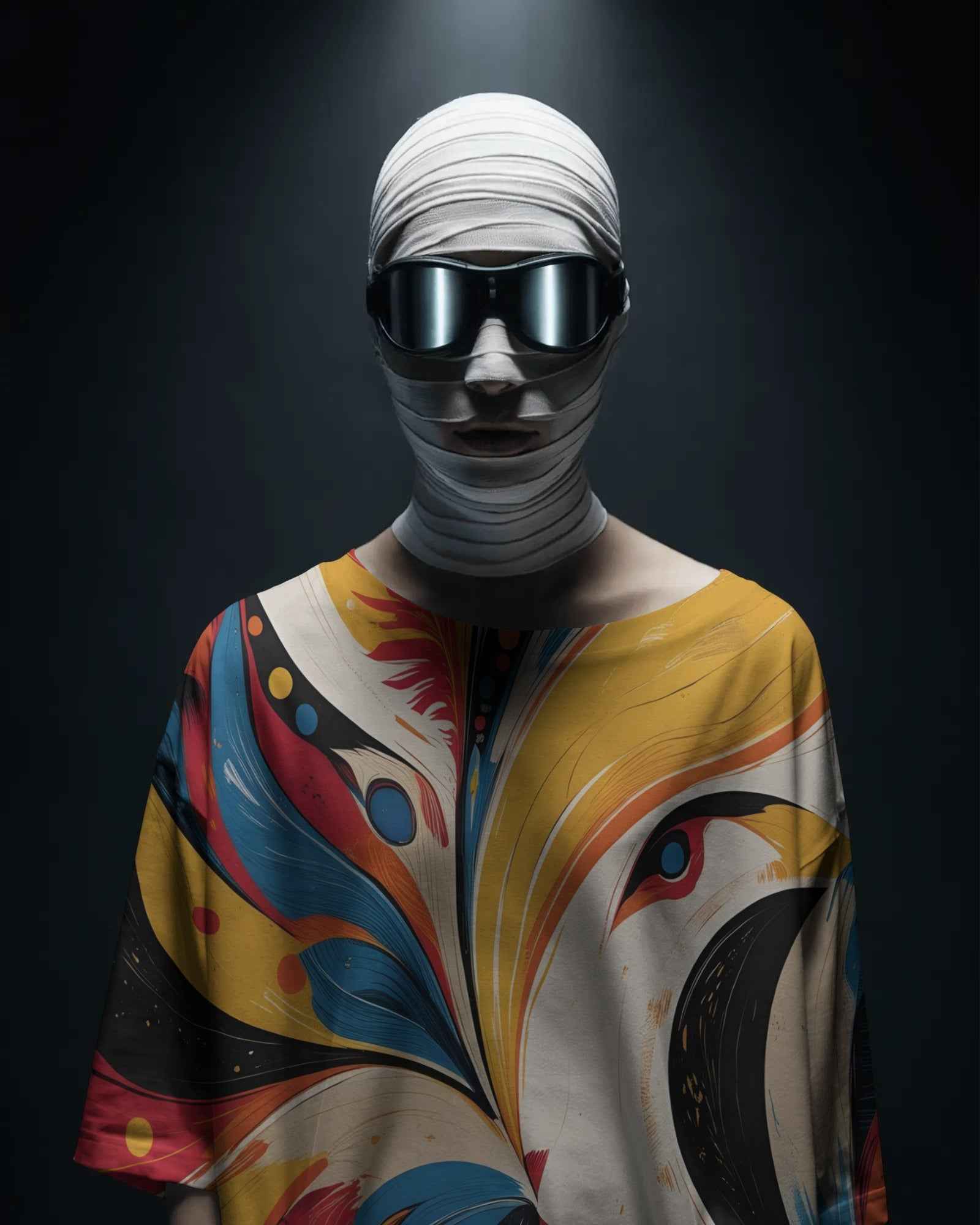 Unisex Saura Art Oversized Tee