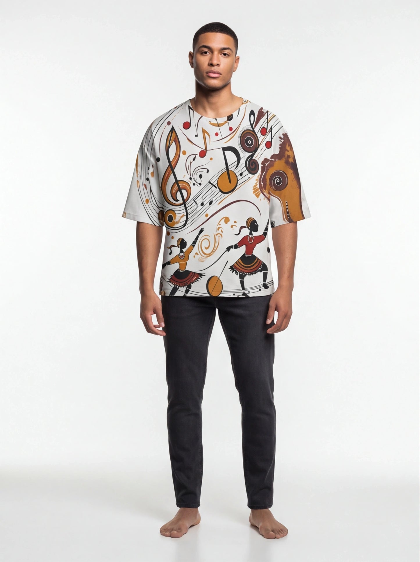 Unisex Music Oversized Tee
