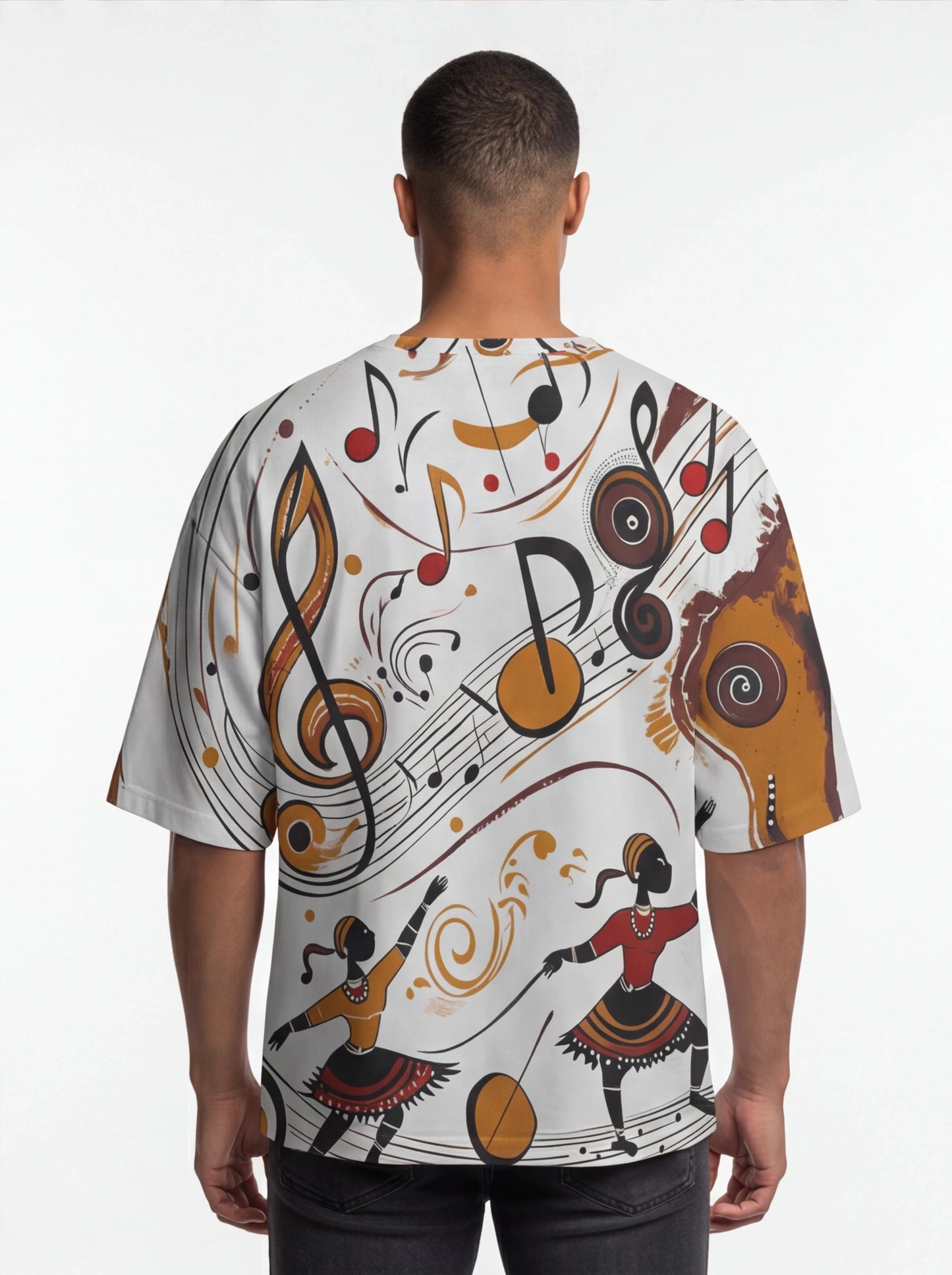 Unisex Music Oversized Tee